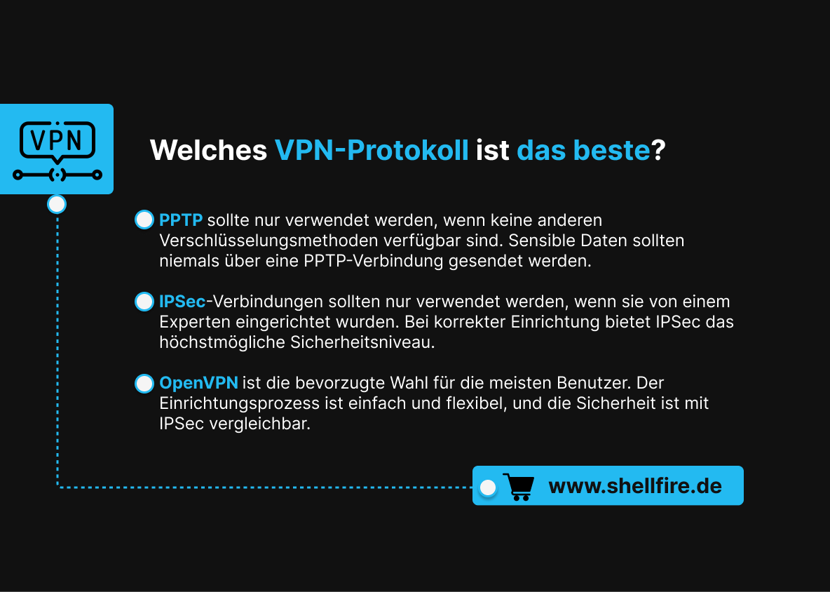 Welches VPN-Protokoll ist das beste?