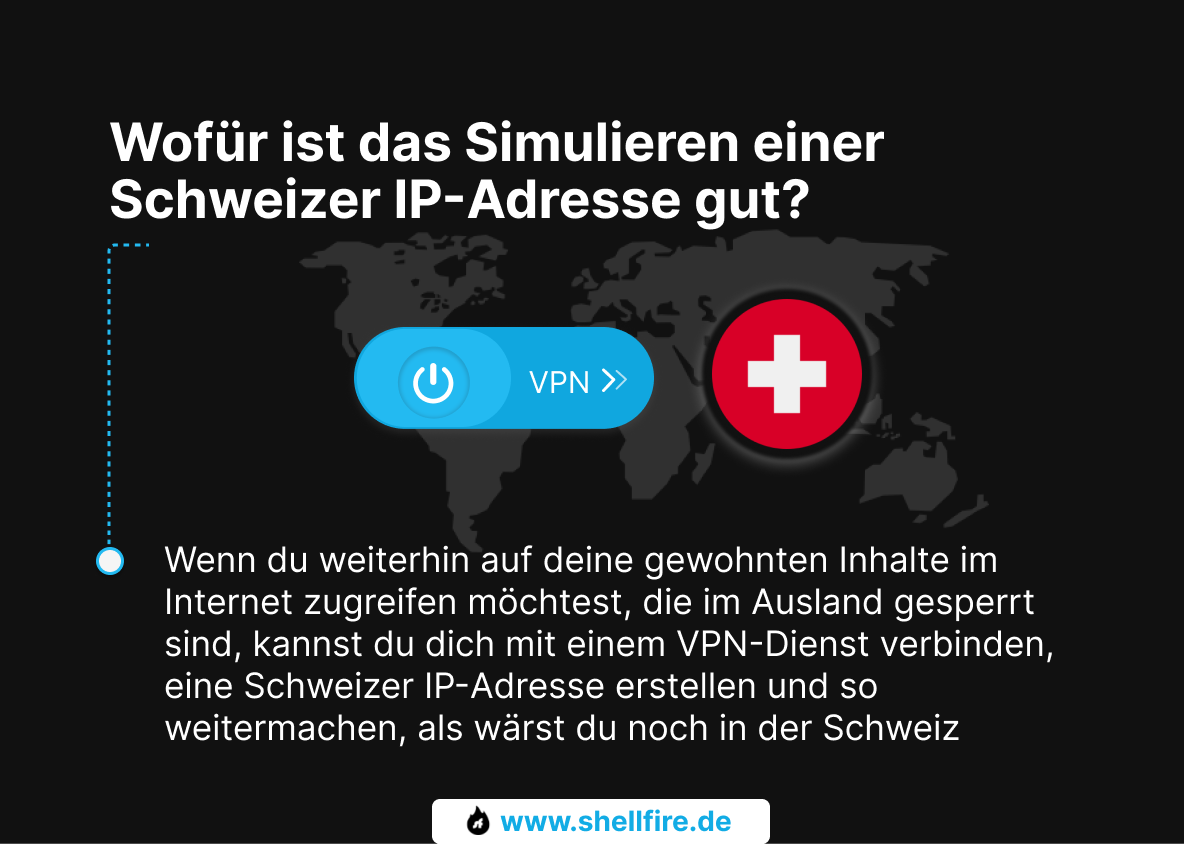 Wofür ist das Simulieren einer Schweizer IP-Adresse gut?