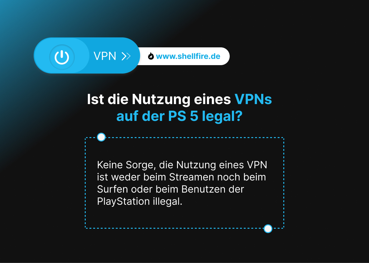 Ist die Nutzung eines VPNs auf der PS 5 legal?