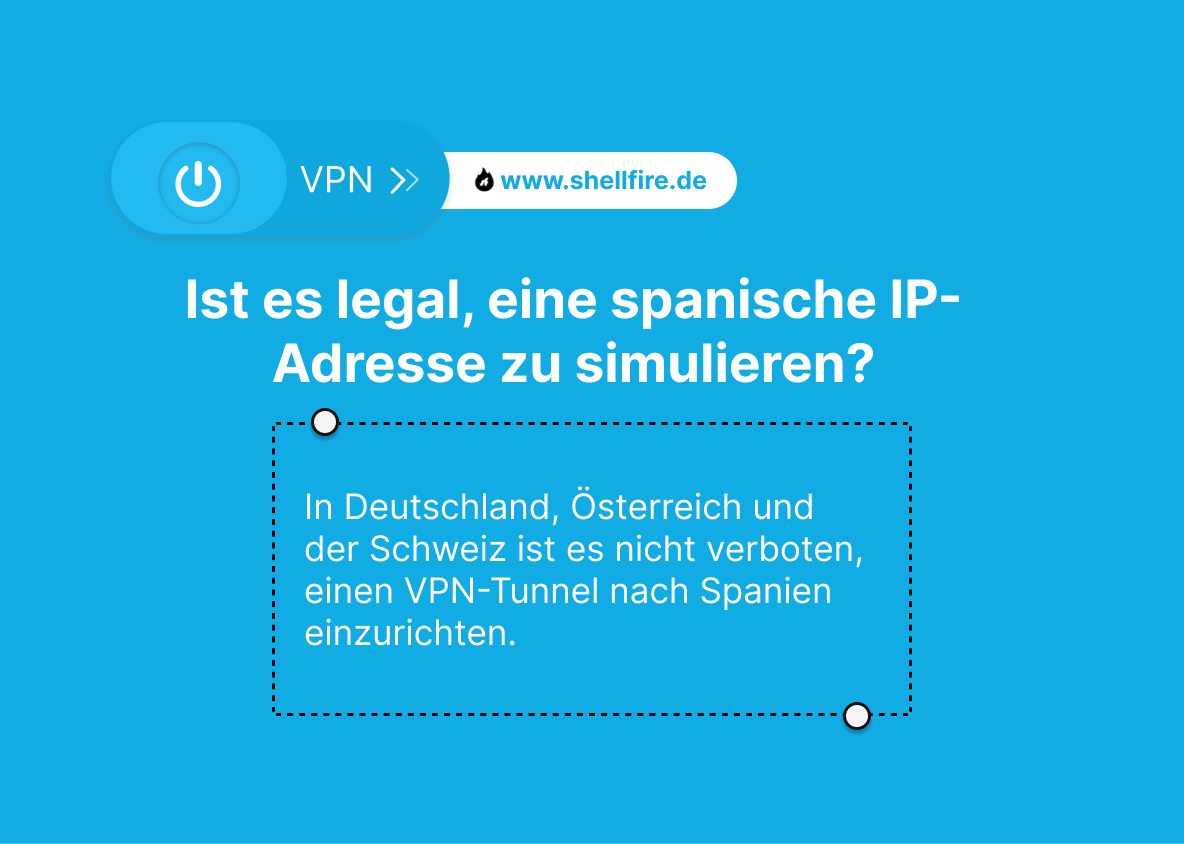 Ist es legal, eine spanische IP-Adresse zu simulieren?