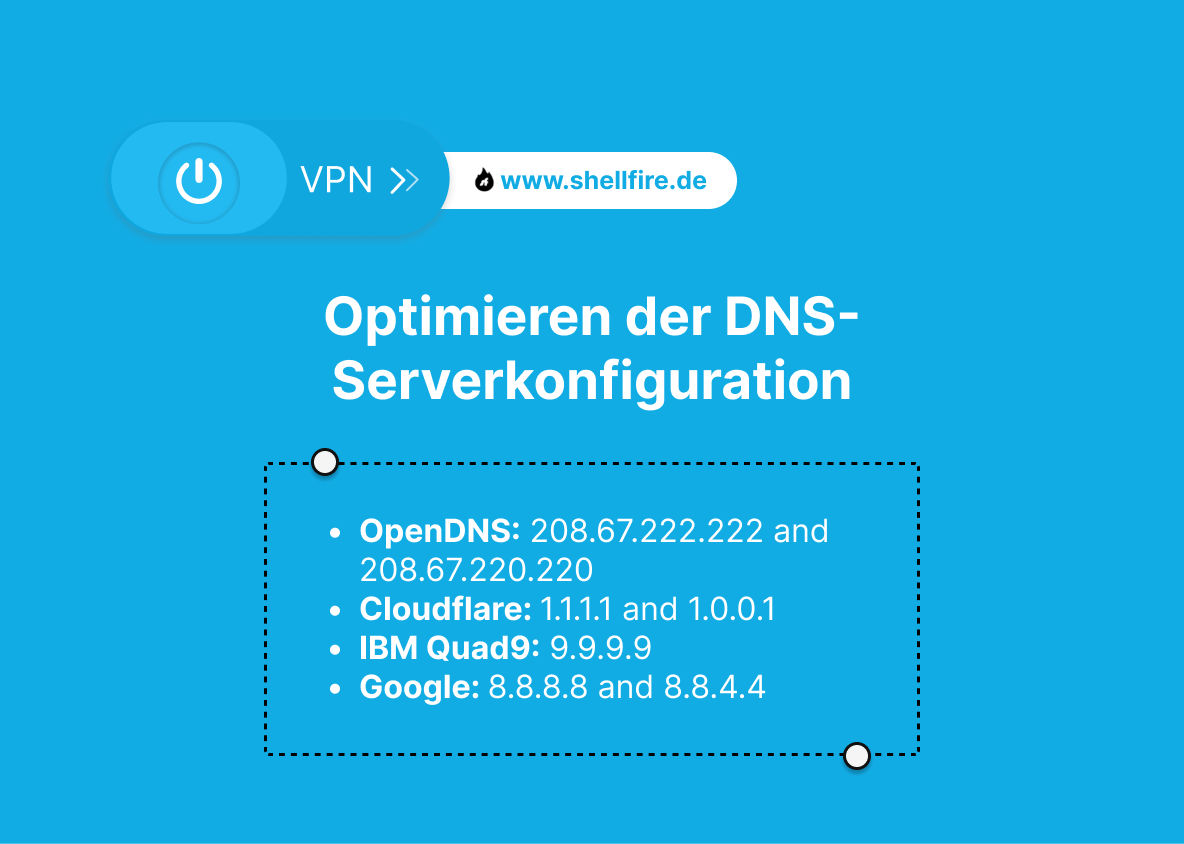 Optimieren der DNS-Serverkonfiguration