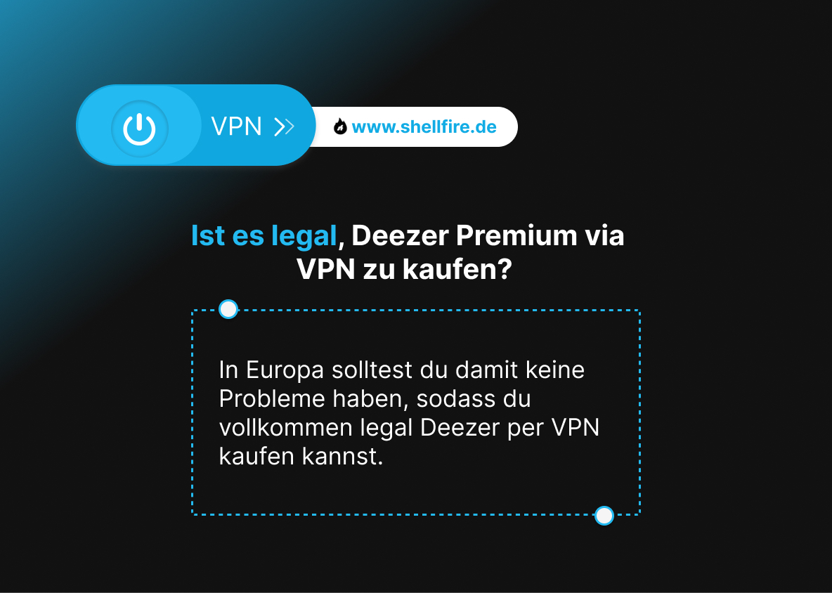 Ist es legal, Deezer Premium via VPN zu kaufen?